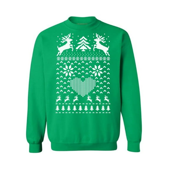 Awkward Styles Christmas Deer Holiday Party Outfit Christmas Reindeer Sweater Funny Christmas Sweater Christmas Sweater Unisex Reindeer Sweatshirt for Xmas Holiday Gift Xmas Party Sweater