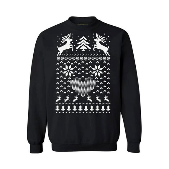 Awkward Styles Christmas Deer Holiday Party Outfit Christmas Reindeer Sweater Funny Christmas Sweater Christmas Sweater Unisex Reindeer Sweatshirt for Xmas Holiday Gift Xmas Party Sweater