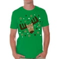 thumbnail image 1 of Awkward Styles Christmas Deer Tshirt for Men Funny Christmas Shirts Reindeer Christmas T Shirt Holiday Outfit Christmas Party Tshirt Xmas Reindeer Tshirt Men's Xmas Tshirt Holiday Shirt, 1 of 4