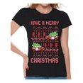thumbnail image 1 of Awkward Styles Christmas Fire Truck Tshirt for Women Firefighter Christmas T Shirt Funny Xmas Gifts for Firefighter Superhero Fire Truck Pulled By Reindeer Shirt Funny Christmas Shirts for Women, 1 of 5