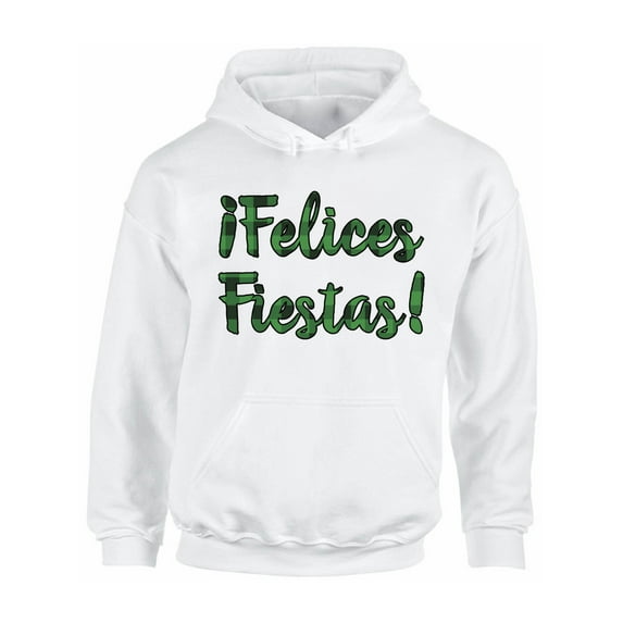 Awkward Styles Christmas Hoodie Xmas Felices Fiestas Plaid Hooded Sweatshirt