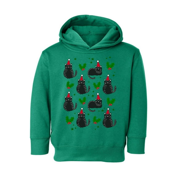 Awkward Styles Christmas Hoodie for Boys Girls Toddler Cat Xmas Pattern Sweatshirt