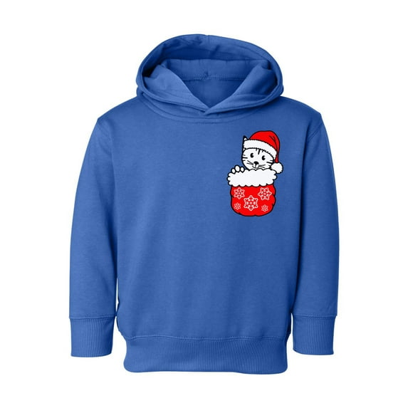 Awkward Styles Christmas Hoodie for Boys Girls Toddler Little Xmas Cat Sweatshirt Pocket Print
