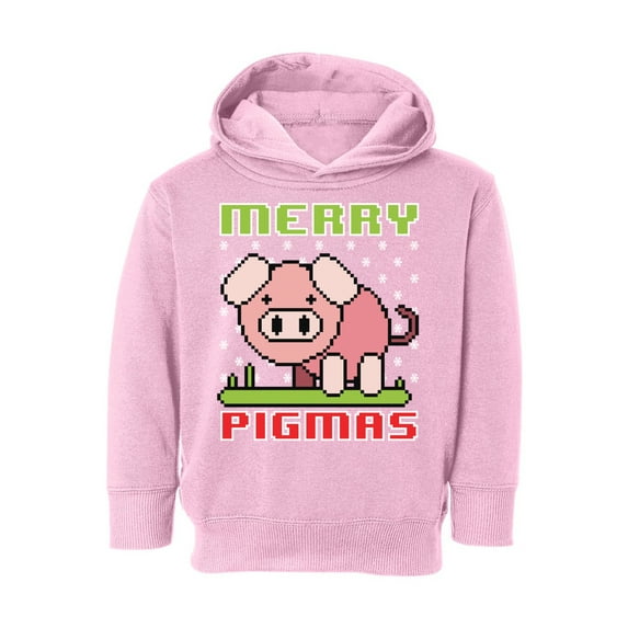 Awkward Styles Christmas Hoodie for Boys Girls Toddler Merry Pigmas Xmas Sweatshirt