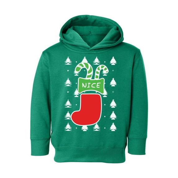 Awkward Styles Christmas Hoodie for Boys Girls Toddler Nice Xmas Stocking Sweatshirt