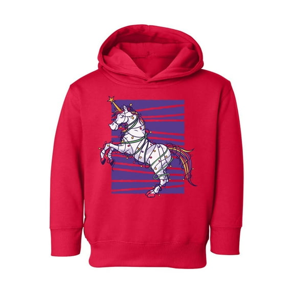 Awkward Styles Christmas Hoodie for Boys Girls Toddler Purple Xmas Unicorn Sweatshirt
