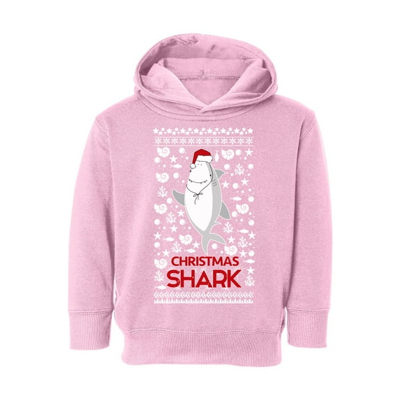 Awkward Styles Christmas Hoodie for Boys Girls Toddler Shark Xmas Pattern Sweatshirt