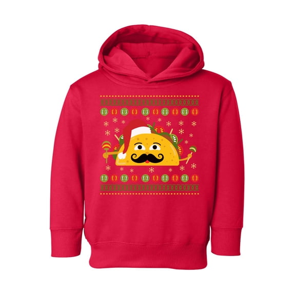 Awkward Styles Christmas Hoodie for Boys Girls Toddler Xmas Taco Sweatshirt