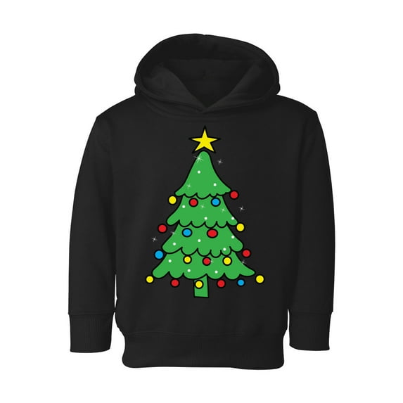 Awkward Styles Christmas Hoodie for Boys Girls Toddler Xmas Tree Green Sweatshirt