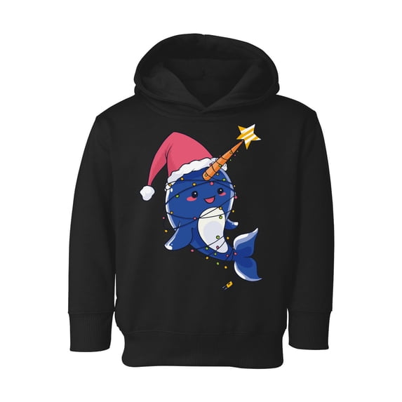 Awkward Styles Christmas Hoodie for Girls Boys Toddler Xmas Narwhal Sweatshirt