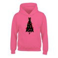 thumbnail image 1 of Awkward Styles Christmas Hoodies for Kids Youth Cat Xmas Tree Sweatshirt, 1 of 4