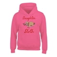 thumbnail image 1 of Awkward Styles Christmas Hoodies for Kids Youth Daughter Sloth Sweatshirt, 1 of 4