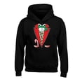thumbnail image 1 of Awkward Styles Christmas Hoodies for Kids Youth Funny Xmas Tuxedo Sweatshirt, 1 of 4