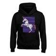 thumbnail image 1 of Awkward Styles Christmas Hoodies for Kids Youth Purple Xmas Unicorn Sweatshirt, 1 of 4