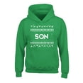 thumbnail image 1 of Awkward Styles Christmas Hoodies for Kids Youth Son Christmas Pattern Sweatshirt, 1 of 4