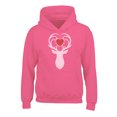 thumbnail image 1 of Awkward Styles Christmas Hoodies for Kids Youth White Deer Xmas Heart Sweatshirt, 1 of 4