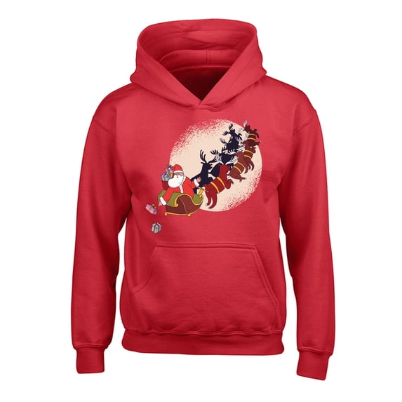 Awkward Styles Christmas Hoodies for Kids Youth Xmas Gifts Santa Sweatshirt