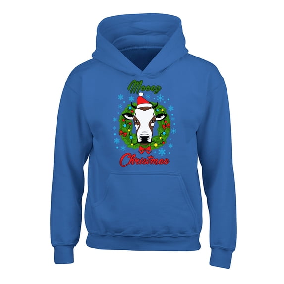 Awkward Styles Christmas Hoodies for Kids Youth Xmas Mooey Sweatshirt