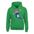 thumbnail image 1 of Awkward Styles Christmas Hoodies for Kids Youth Xmas Narwhal Sweatshirt, 1 of 4