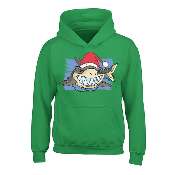 Awkward Styles Christmas Hoodies for Kids Youth Xmas Shark Sweatshirt