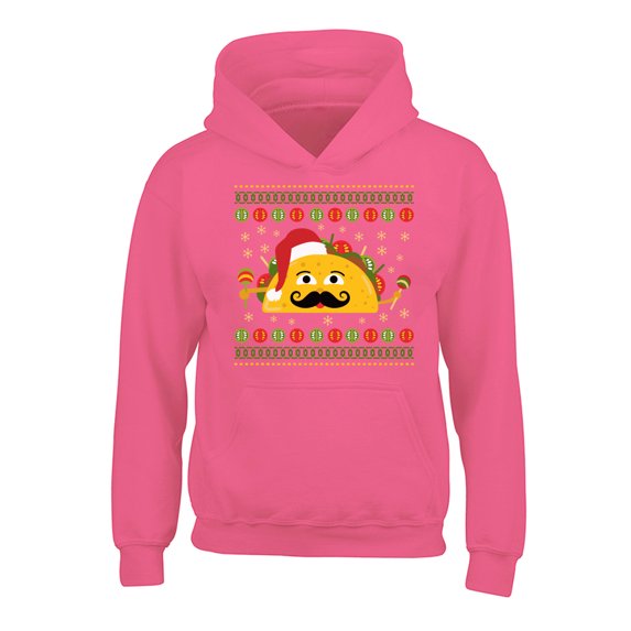 Awkward Styles Christmas Hoodies for Kids Youth Xmas Taco Sweatshirt