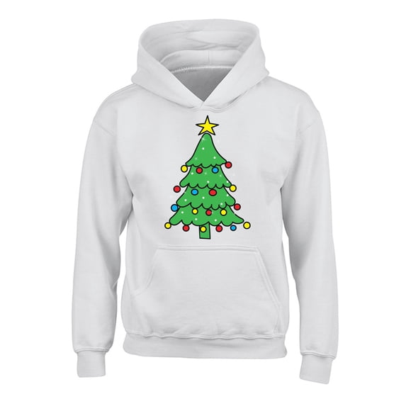 Awkward Styles Christmas Hoodies for Kids Youth Xmas Tree Green Sweatshirt