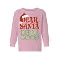thumbnail image 1 of Awkward Styles Christmas Long Sleeve Shirt for Boys Girls Toddler Dear Santa Define Good Xmas Shirt, 1 of 4