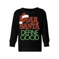 thumbnail image 1 of Awkward Styles Christmas Long Sleeve Shirt for Boys Girls Toddler Dear Santa Define Good Xmas Shirt, 1 of 4
