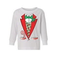 thumbnail image 1 of Awkward Styles Christmas Long Sleeve Shirt for Boys Girls Toddler Funny Xmas Tuxedo Shirt, 1 of 4
