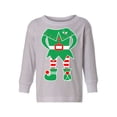 thumbnail image 1 of Awkward Styles Christmas Long Sleeve Shirt for Boys Girls Toddler Green Elf Xmas Shirt, 1 of 4