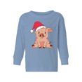 thumbnail image 1 of Awkward Styles Christmas Long Sleeve Shirt for Boys Girls Toddler Little Xmas Pig Shirt, 1 of 4