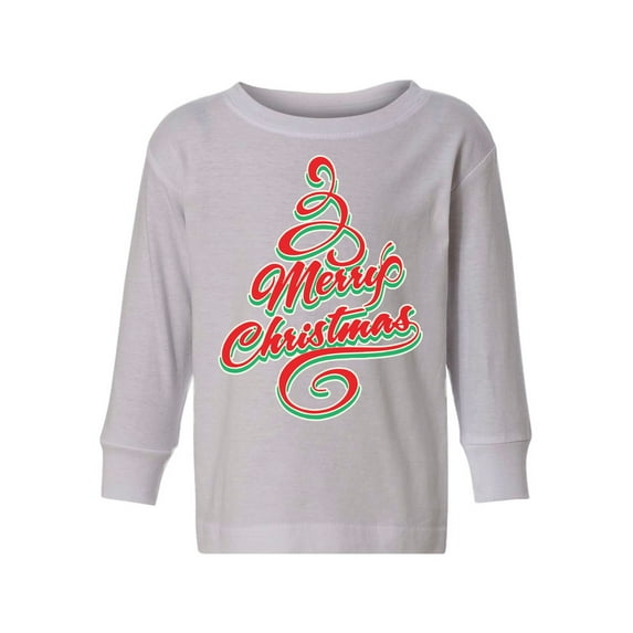 Awkward Styles Christmas Long Sleeve Shirt for Boys Girls Toddler Merry Xmas Tree Shirt