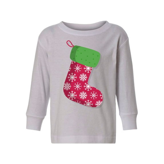Awkward Styles Christmas Long Sleeve Shirt for Boys Girls Toddler Stocking Snowflake Xmas Shirt