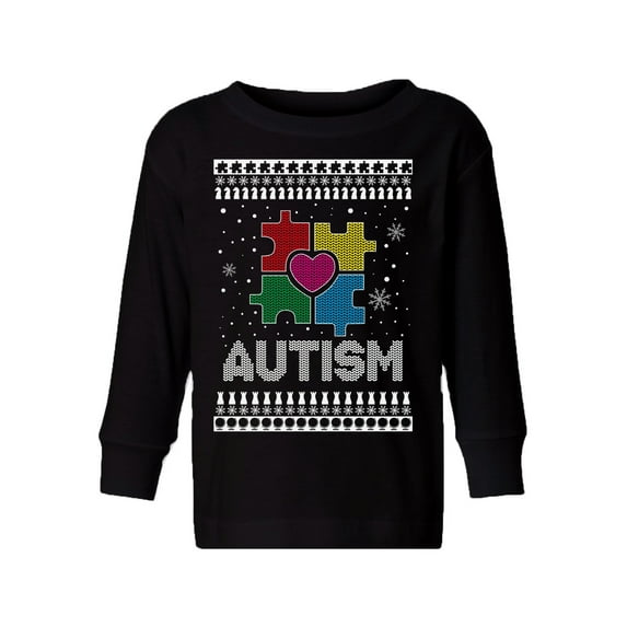 Awkward Styles Christmas Long Sleeve Shirt for Boys Girls Toddler Xmas Autism Shirt