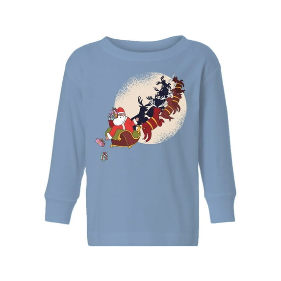 Awkward Styles Christmas Long Sleeve Shirt for Boys Girls Toddler Xmas Gifts Santa Shirt