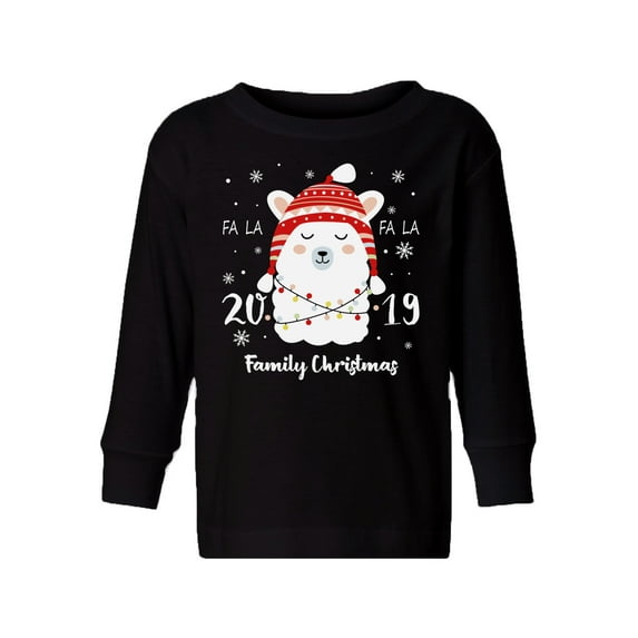 Awkward Styles Christmas Long Sleeve Shirt for Boys Girls Toddler Xmas Lama Shirt