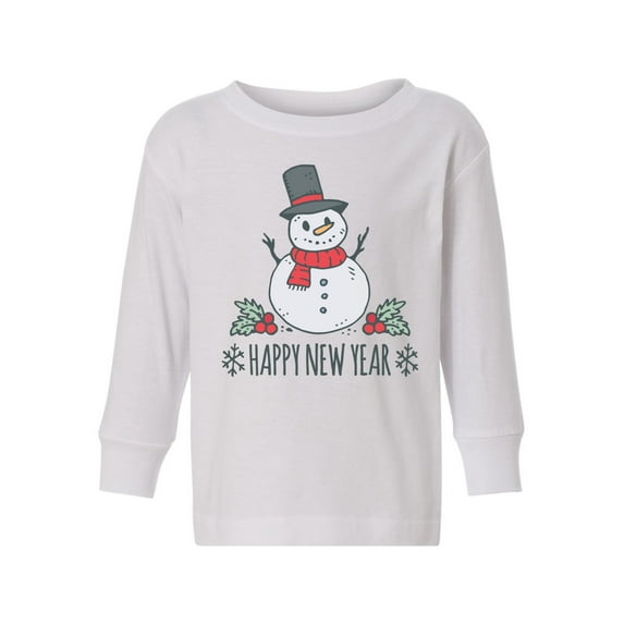 Awkward Styles Christmas Long Sleeve Shirt for Boys Girls Toddler Xmas Snowman Shirt