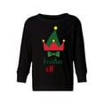 thumbnail image 1 of Awkward Styles Christmas Long Sleeve Shirt for Boys Toddler Brother Xmas Elf Shirt, 1 of 4