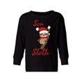 thumbnail image 1 of Awkward Styles Christmas Long Sleeve Shirt for Boys Toddler Xmas Son Sloth Shirt, 1 of 4