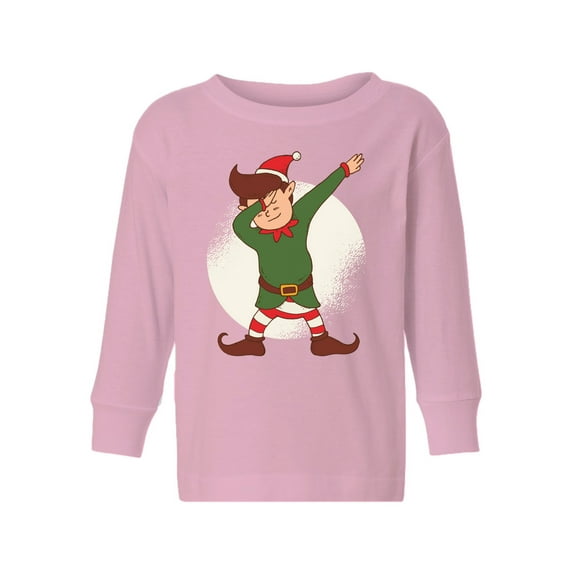 Awkward Styles Christmas Long Sleeve Shirt for Girls Boys Toddler Dabbing Xmas Elf Shirt