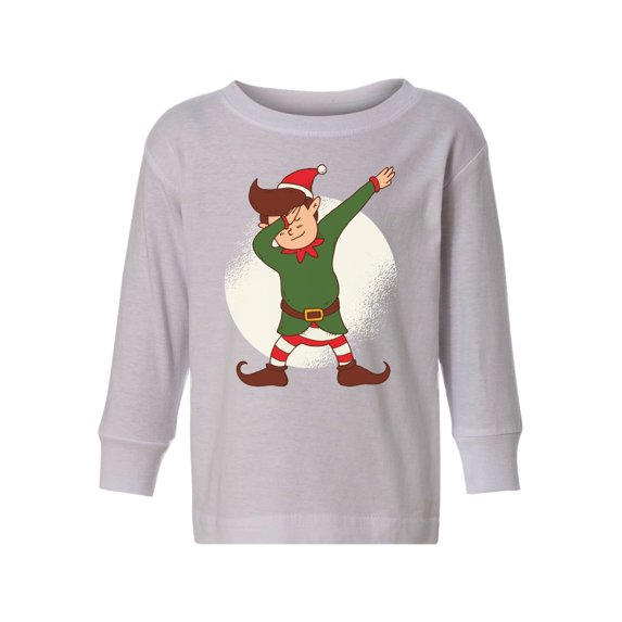 Awkward Styles Christmas Long Sleeve Shirt for Girls Boys Toddler Dabbing Xmas Elf Shirt