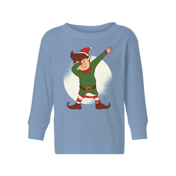 Awkward Styles Christmas Long Sleeve Shirt for Girls Boys Toddler Dabbing Xmas Elf Shirt