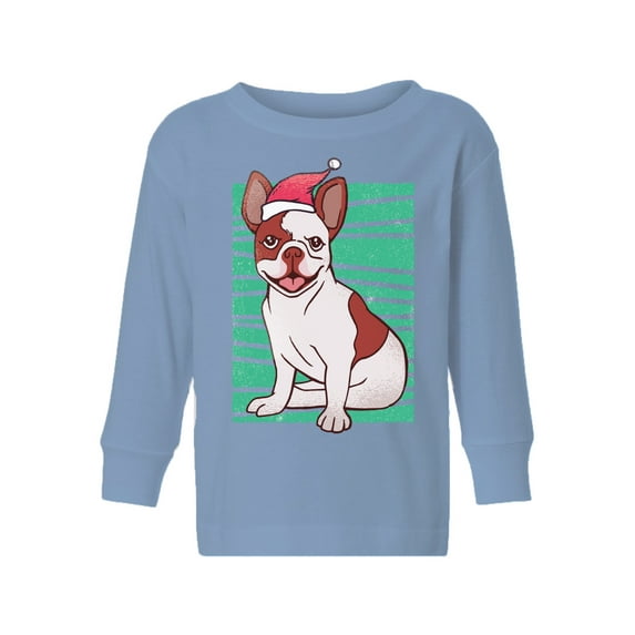 Awkward Styles Christmas Long Sleeve Shirt for Girls Boys Toddler Xmas Bulldog Shirt