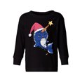 thumbnail image 1 of Awkward Styles Christmas Long Sleeve Shirt for Girls Boys Toddler Xmas Narwhal Shirt, 1 of 4