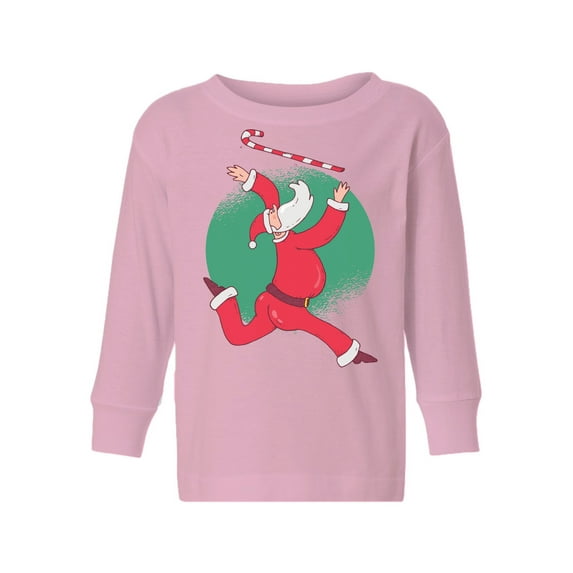 Awkward Styles Christmas Long Sleeve Shirt for Girls Boys Toddler Xmas Santa is Coming Shirt