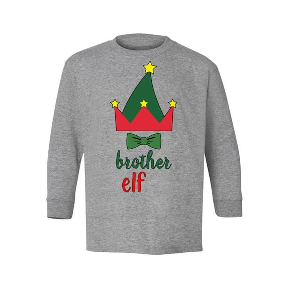 Awkward Styles Christmas Long Sleeve Shirt for Kids Youth Boys Brother Xmas Elf Shirt