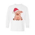 thumbnail image 1 of Awkward Styles Christmas Long Sleeve Shirt for Kids Youth Boys Girls Little Xmas Pig Shirt, 1 of 4