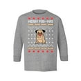 thumbnail image 1 of Awkward Styles Christmas Long Sleeve Shirt for Kids Youth Boys Girls Merry Pugmas Dog Pattern Shirt, 1 of 4