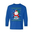 thumbnail image 1 of Awkward Styles Christmas Long Sleeve Shirt for Kids Youth Boys Girls Santa Xmas Shark Shirt, 1 of 4