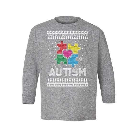 Awkward Styles Christmas Long Sleeve Shirt for Kids Youth Boys Girls Xmas Autism Shirt